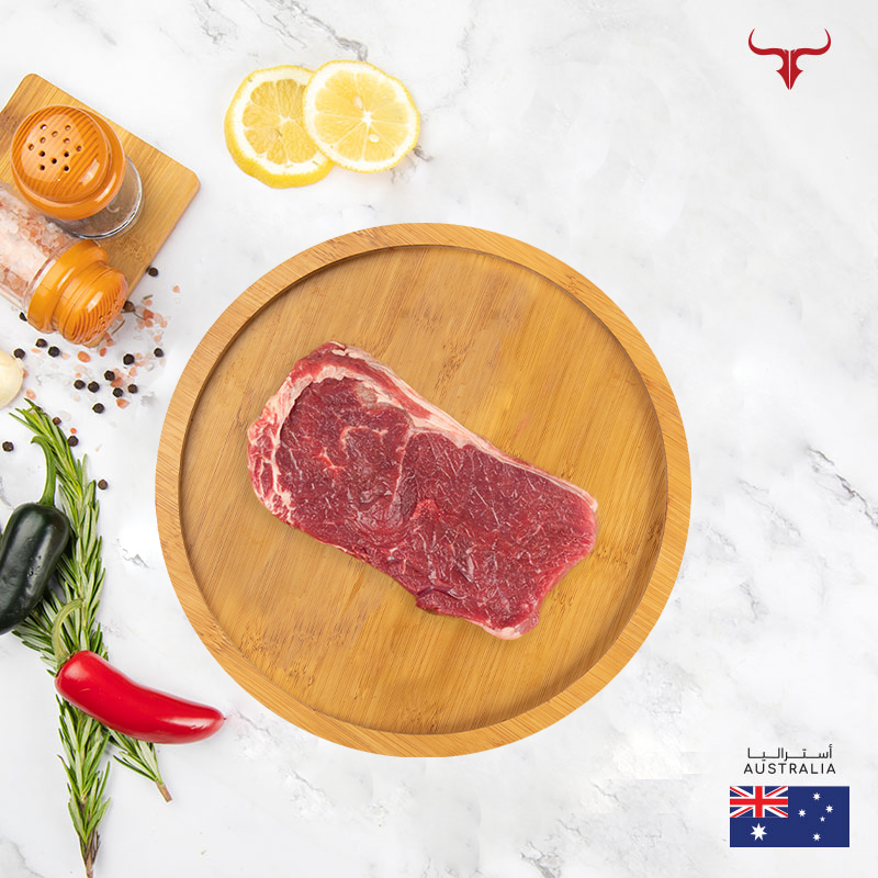 Free AUS Grass-Fed Beef Striploin Steak 250gm x 1