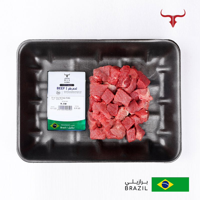 BR Grass-Fed Beef Fondue Mishkak Barbecue Cubes