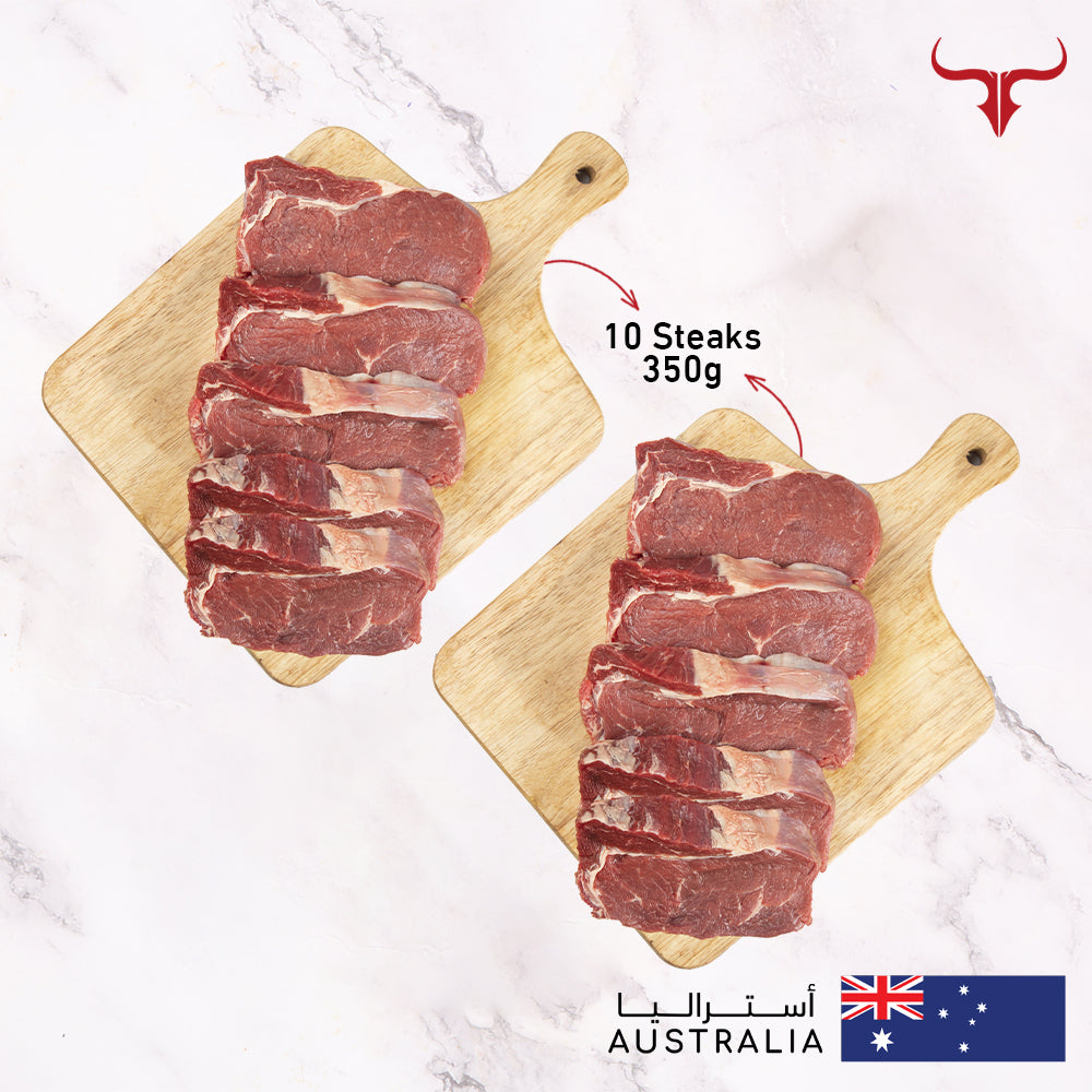 Sharjah- 10 steaks offer AUS Grass-Fed Beef Striploin