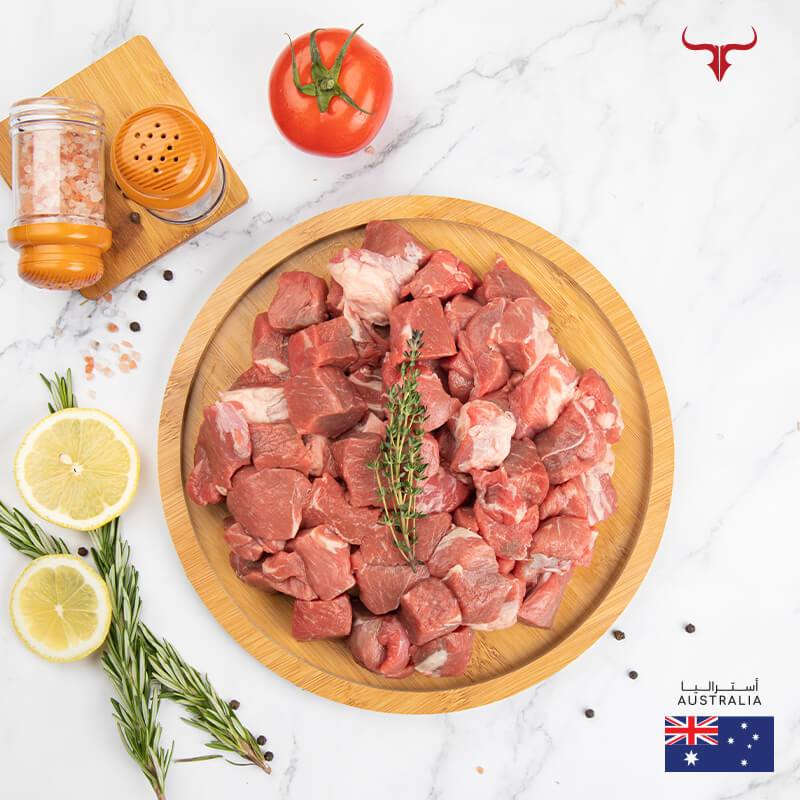 AUS Grass-Fed Boneless Lamb Mishkak Barbecue Cubes Offer 500gm