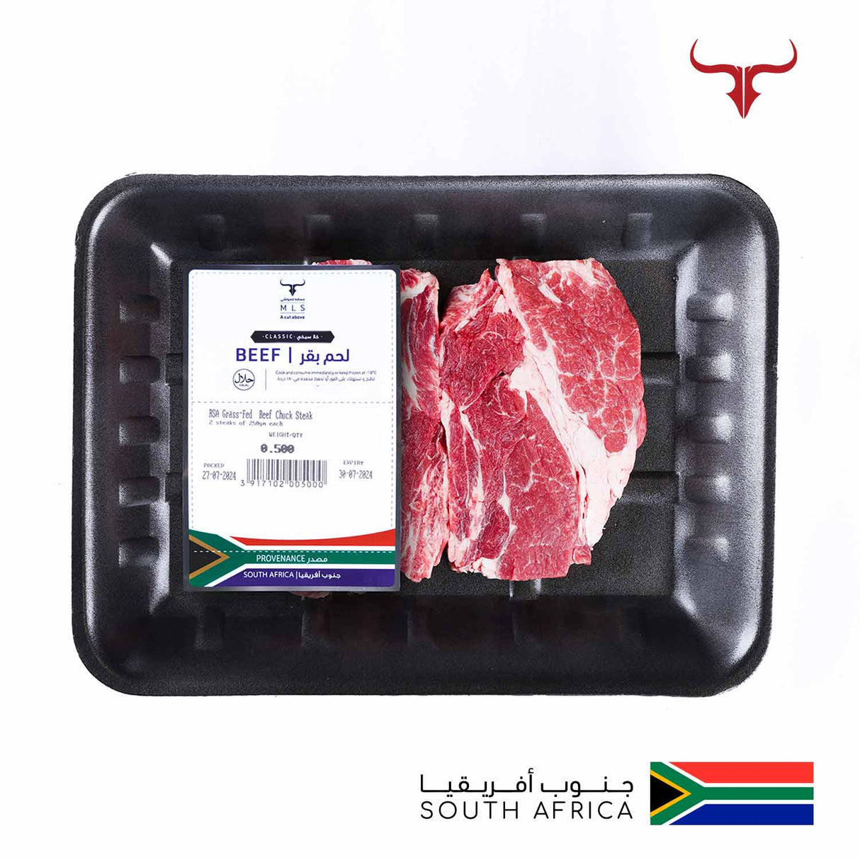 Classic Grass-Fed Beef Chuck Steak