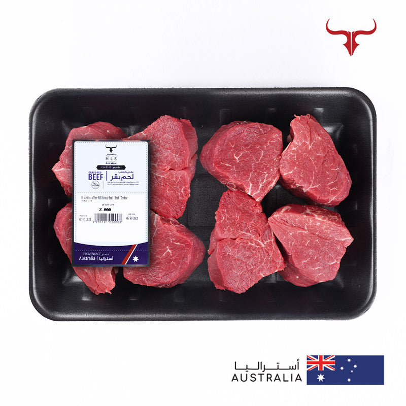 8 steaks offer AUS Grass-Fed Beef Tenderloin