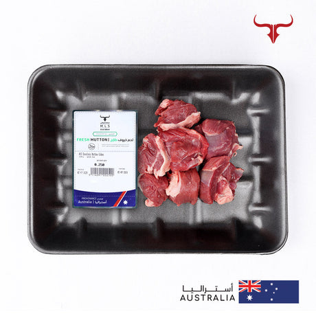 AUS Grass-Fed Boneless Mutton Cubes 250gm FREE OF COST
