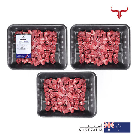 AUS Grass-Fed Lamb Mishkak Barbecue Cubes Box 5KG