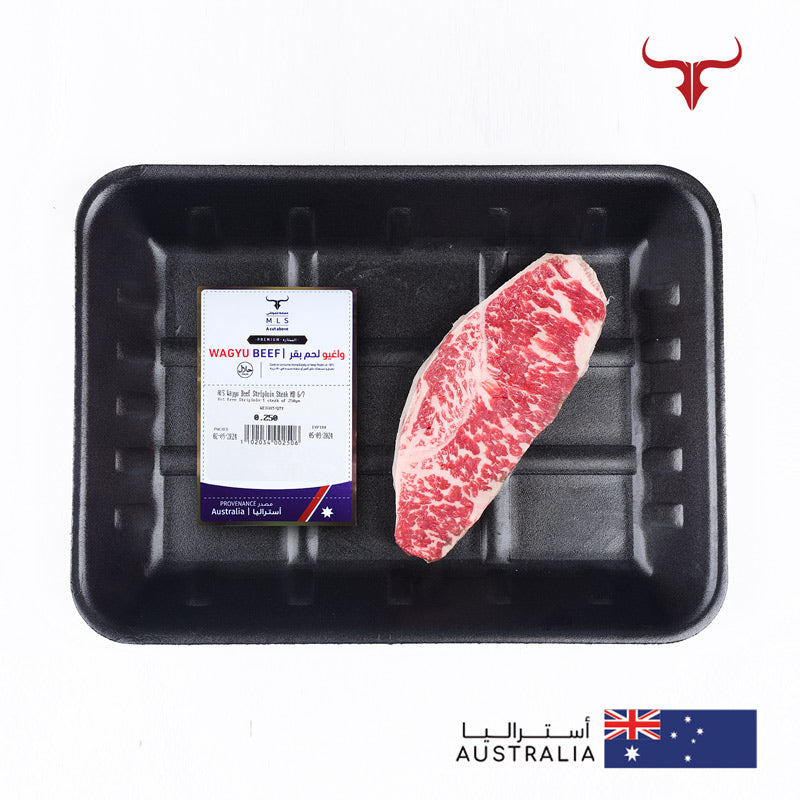 KGF AUS Wagyu Beef Striploin Steak MB 6/7