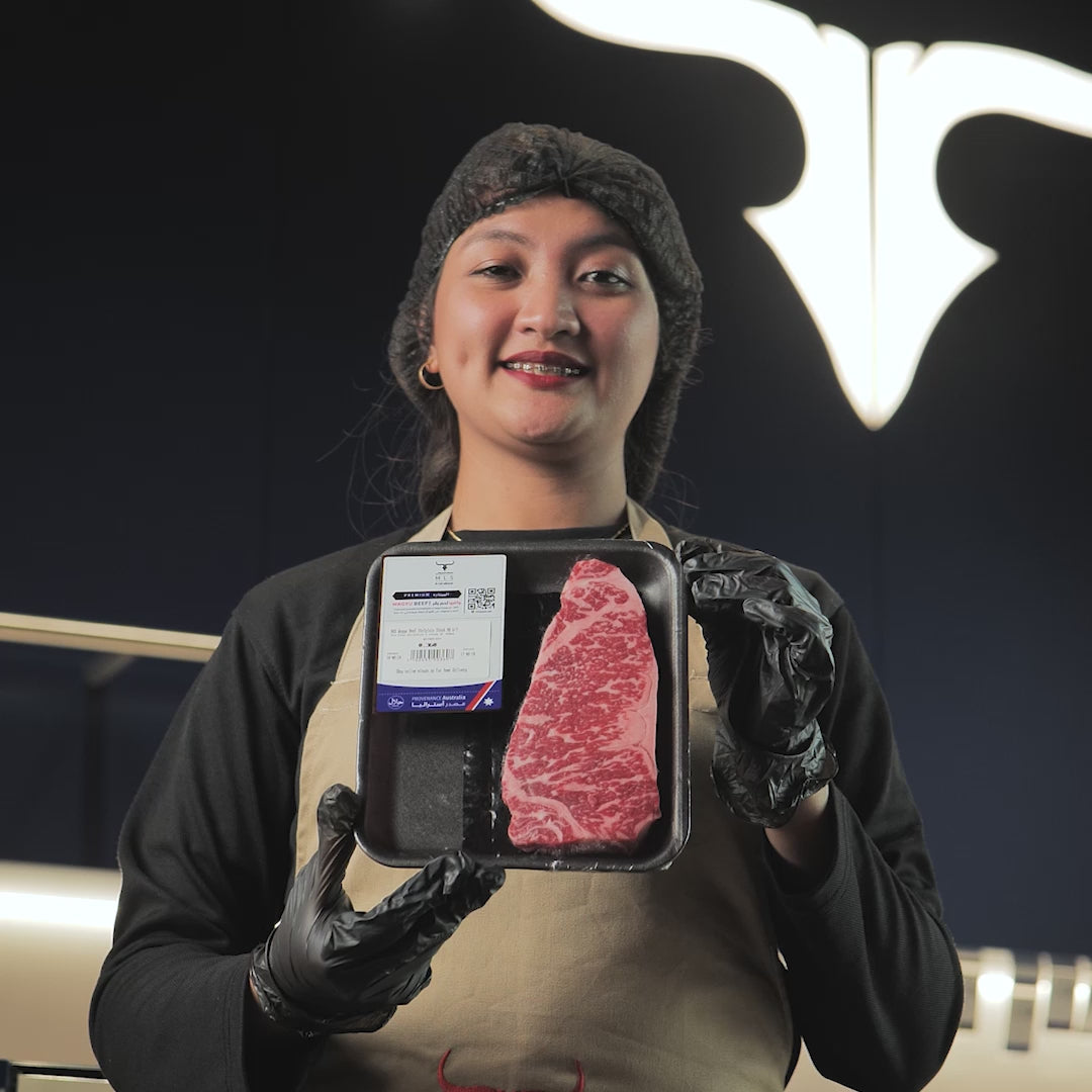 KGF AUS Wagyu Beef Striploin Steak MB 6/7