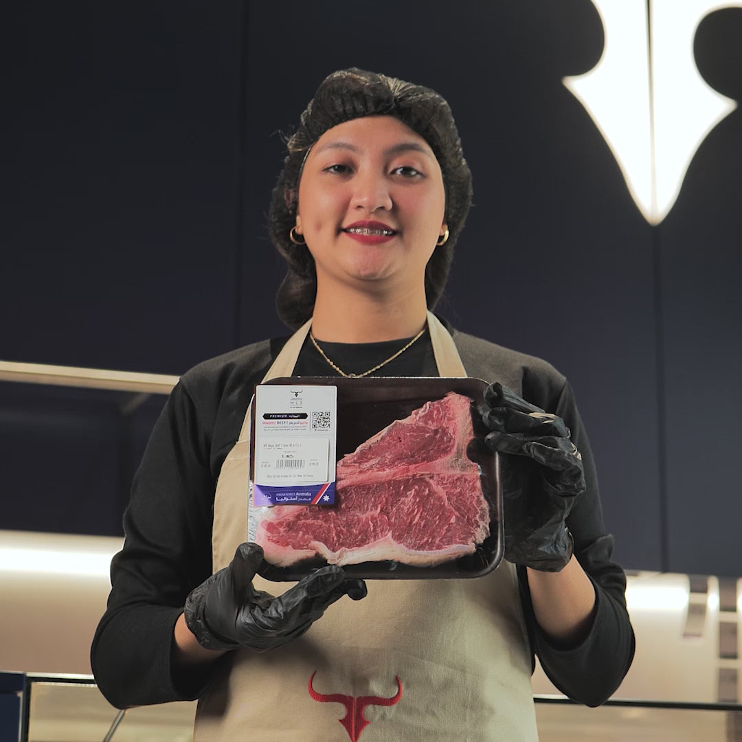 KGF AUS Wagyu Beef T-Bone MB 6/7 x 1