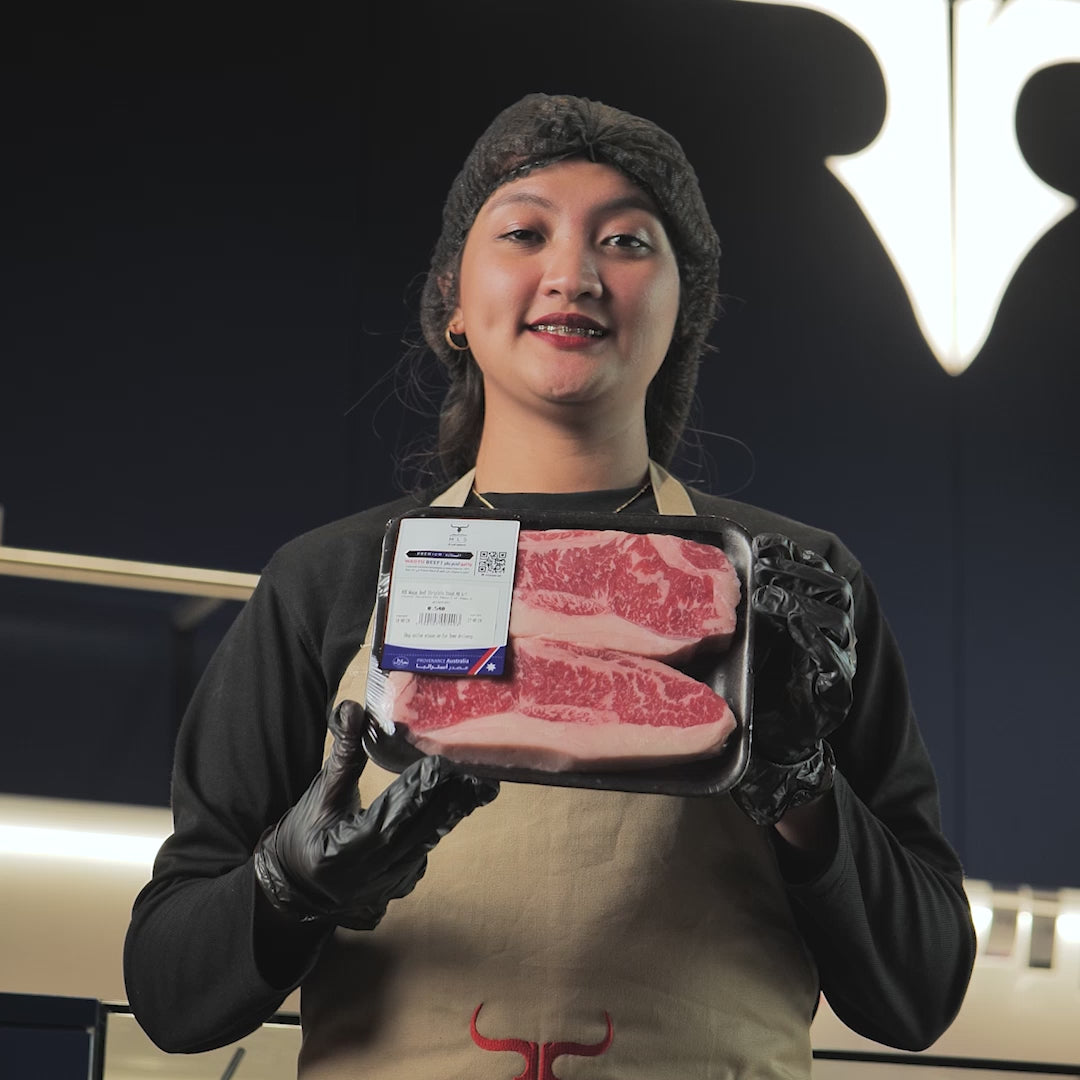KGF AUS Wagyu Beef Striploin Steak MB 6/7