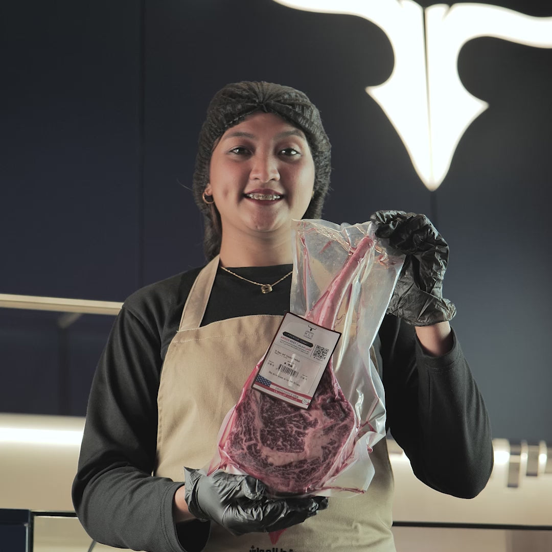 US Angus Beef Frenched Tomahawk 1.4kg+ x 1 steak