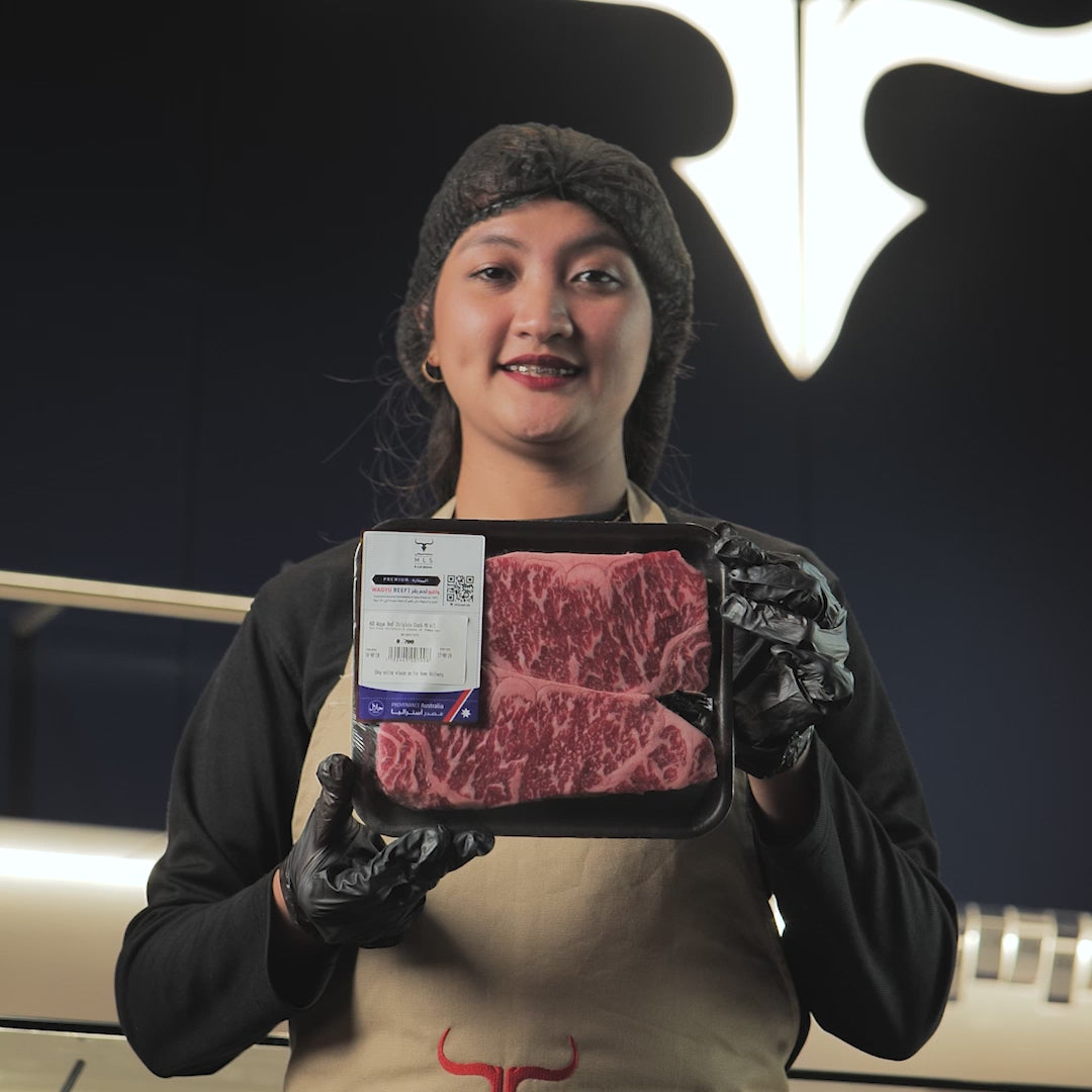 KGF AUS Wagyu Beef Striploin Steak MB 6/7
