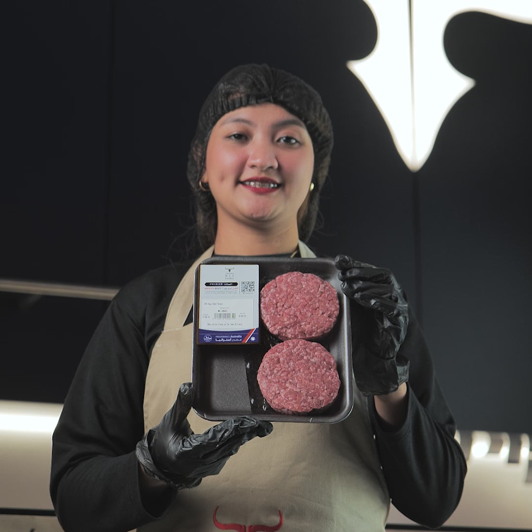 AUS Grass-Fed Beef Burger 125gm x 2-Unseasoned