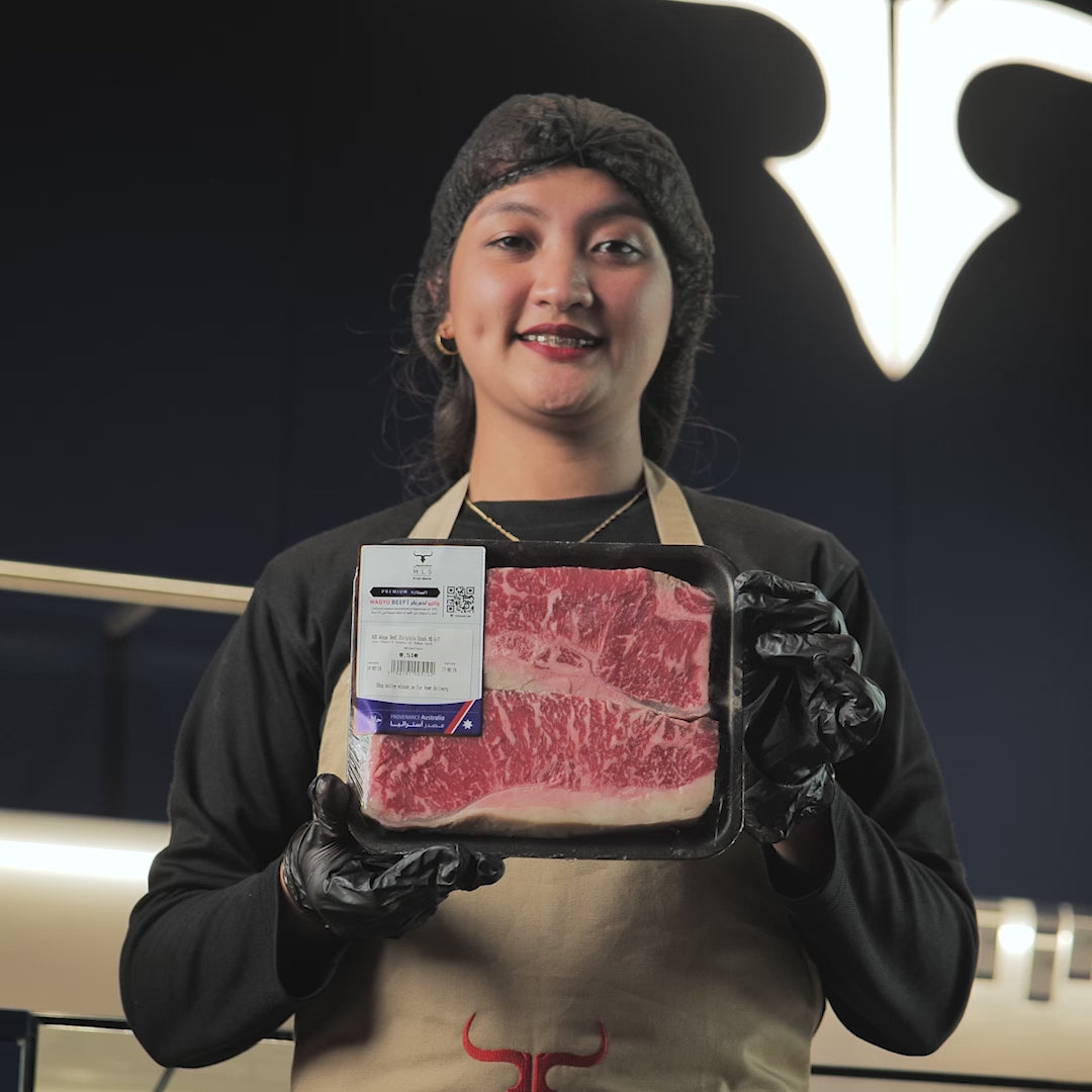 KGF AUS Wagyu Beef Striploin Steak MB 6/7