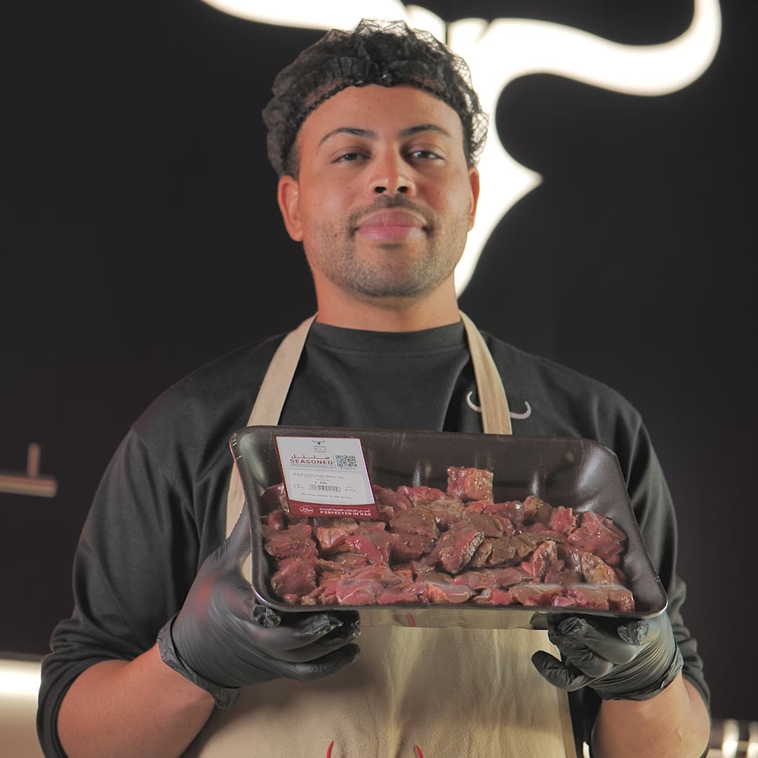 Seasoned NZ Grass-Fed Beef Mishkak Barbecue Cubes